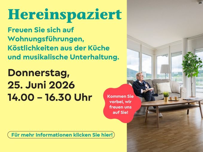 Wohnungsführungen in der Senevita Bornblick