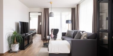 Wohnzimmer in der Wohnung