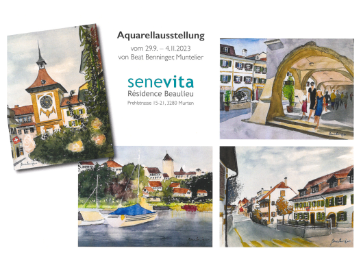 Aquarellausstellung von Beat Benninger