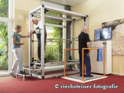 Bewohnende am trainieren