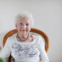 Mela Flückiger, Bewohnerin Senevita Dammweg