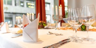 gedeckter Tisch