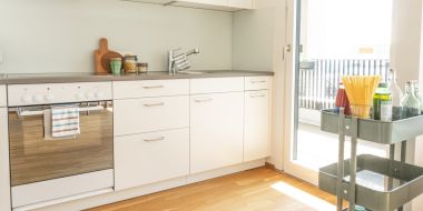 Küche in der Wohnung