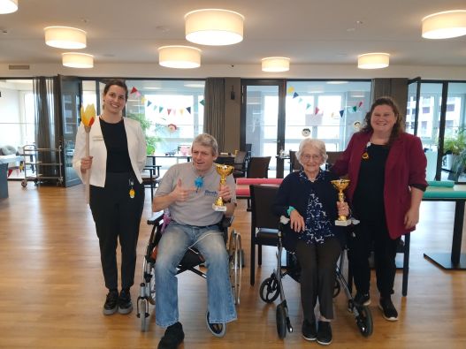Sportliche Olympiade in der Pflegeabteilung!