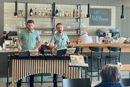 Tolles Konzert von der Musikgruppe "Mallet Duo"