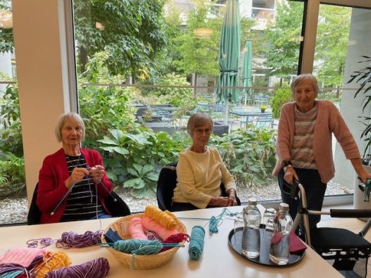 Gemeinsam Stricken