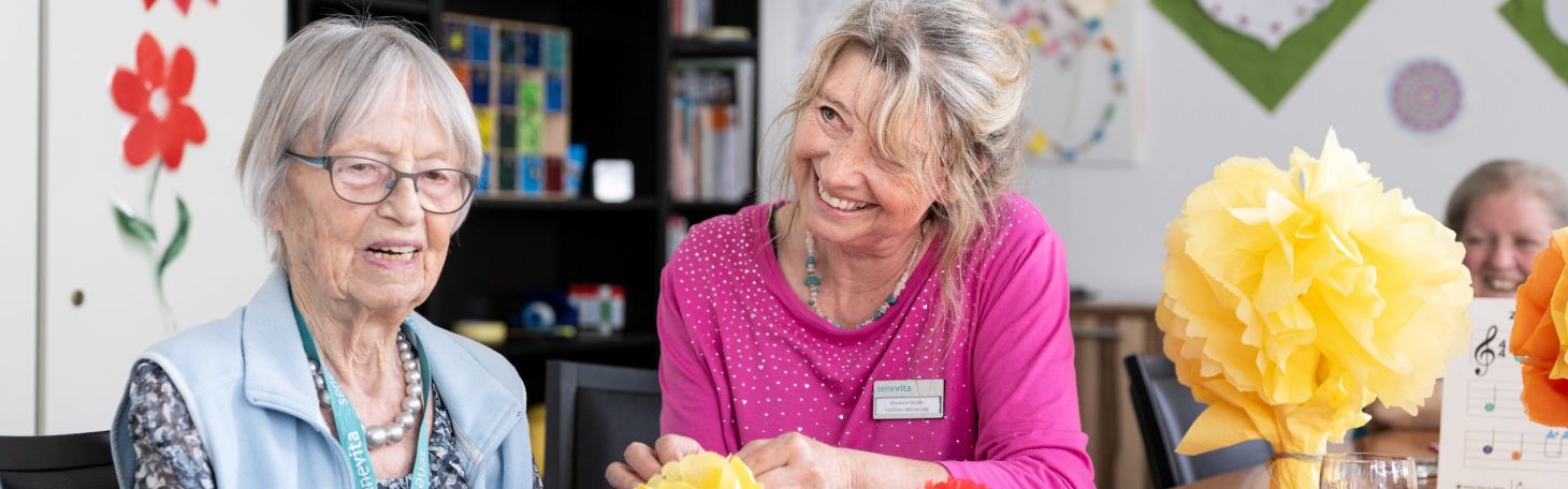 Eine Personen in der Aktivierung