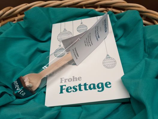 Weihnachtswünsche verlassen unser Haus
