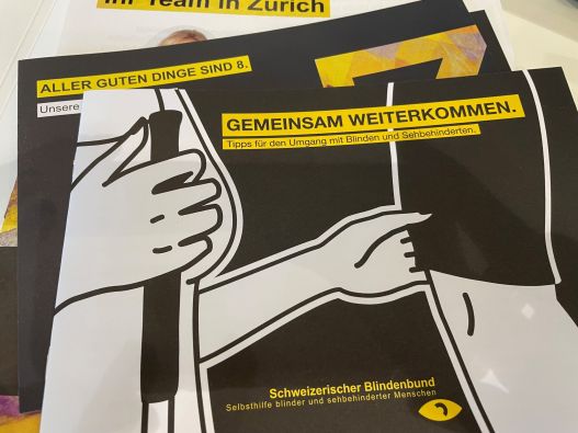 Schulung vom Schweizerischen Blindenbund