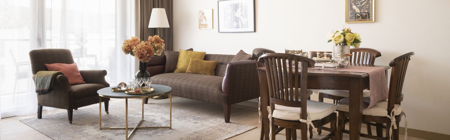 Wohnzimmer mit Essebereich