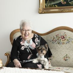 Heidi Esther Bachmann, Bewohnerin Senevita Residenz Nordlicht