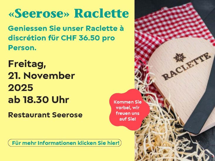 Flyer Seerose Raclette