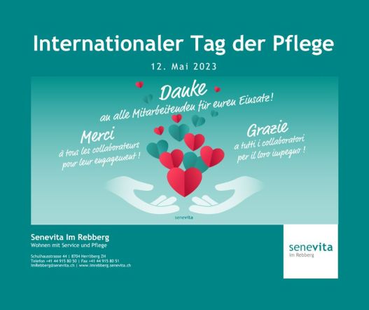 Internationaler Tag der Pflege 2023 in der Senevita Im Rebberg