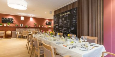 gedeckter Tisch