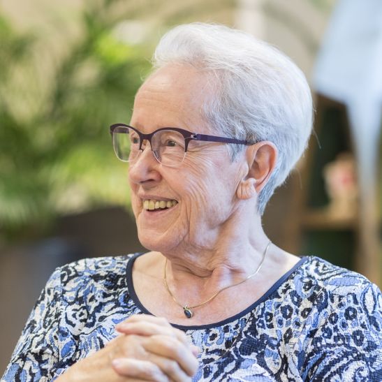 Lotti Leuenberger, Bewohnerin Senevita Sonnenpark 