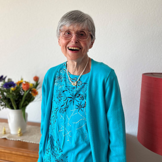 Frau Meier, Bewohnerin der Senevita Residenz Bornblick