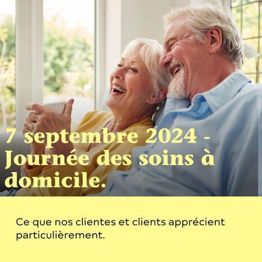 Journée nationale des soins à domicile 2024 - Ce que les clients apprécient particulièrement chez Senevita Casa
